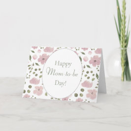 Lycklig-Mamma-till-dag, Blommigt-Mors dag-kort Kort