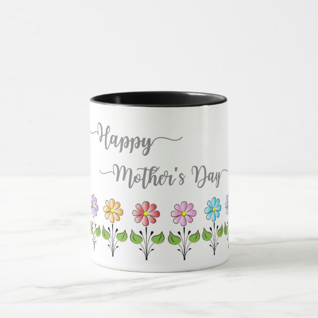 Lycklig-Mammor-dagar, blommor, Kärlek, Mamma Mugg (Center)