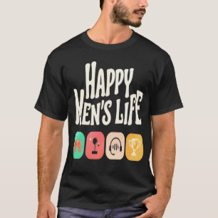 Lycklig Manar Life - videospel älskare T Shirt
