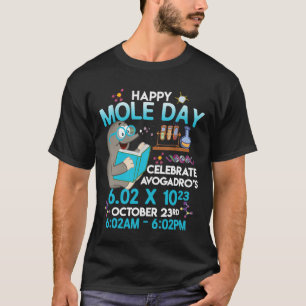 Lycklig måndag den 23:e kemilärarstjuren i oktob t shirt