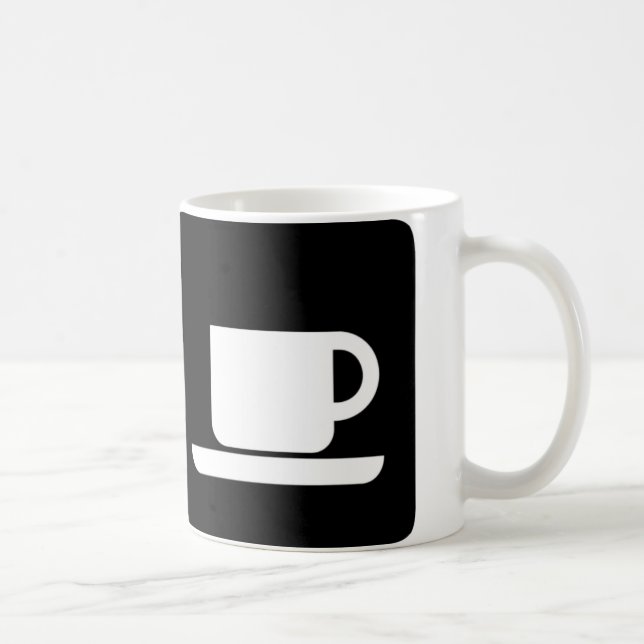 Lycklig Måndag humor! Kaffemugg (Höger)