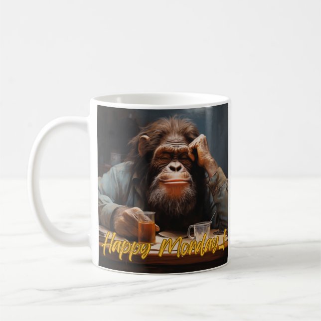 Lycklig måndag kaffemugg (Vänster)