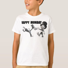 Lycklig måndag t shirt