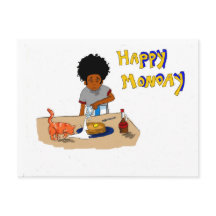 Lycklig måndagskort