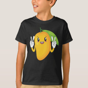 Lycklig Mango, sommarfrukt, Älskare T Shirt
