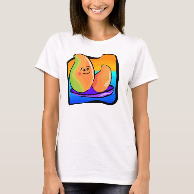 Lycklig Mango T-Shirt (Framsida)