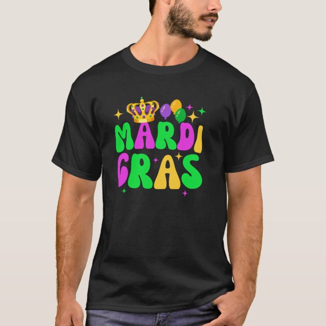Lycklig Mardi Gras 2023 Funny Mardi Gras T Shirt (Framsida)