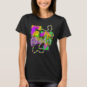 Lycklig Mardi Gras Carnival Tjock Tisdag Funny T Shirt