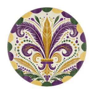Lycklig Mardi Gras fleur-de-lis