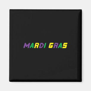 Lycklig Mardi Gras Louisiana Carnival New Orlean M Magnet