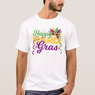 Lycklig Mardi Gras T Shirt
