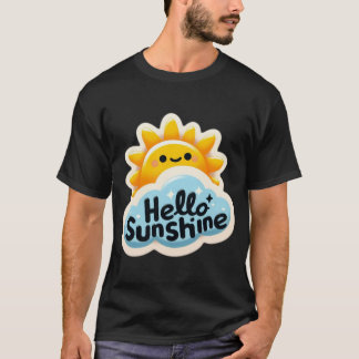 "Lycklig Märkre i Cloudy Sol - Spread Joy i Stil!" T Shirt