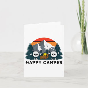 Lycklig Marshmallow Camper Ba Kort
