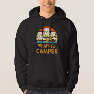 Lycklig Marshmallow Camper Cute För barn Women Man Hoodie