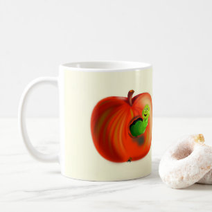 Lycklig Mask i rödäpple Kaffemugg
