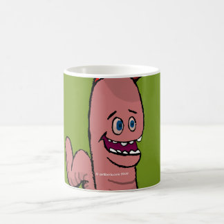 Lycklig mask kaffemugg