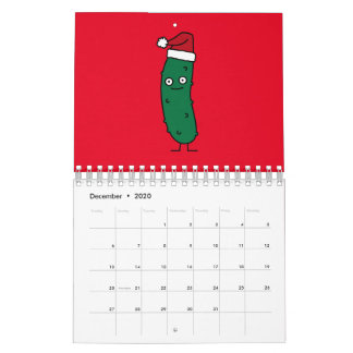 Lycklig Mat Design Cute Adlig lustig livsmedelsfru Kalender