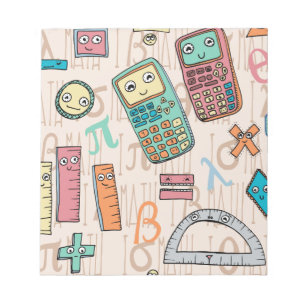Lycklig Math Anteckningsblock