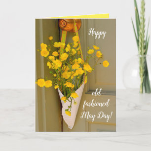 Lycklig May Day, Gula blommor Kort