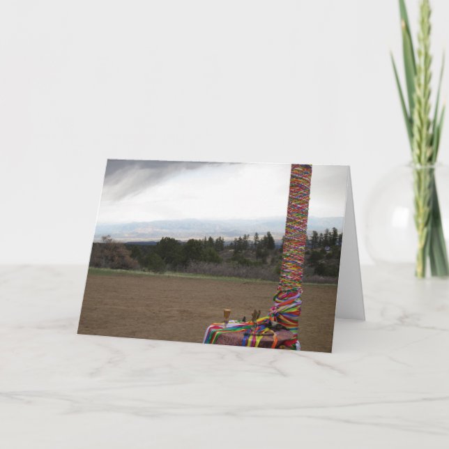 Lycklig Mayday Greeting Card Kort (Framsida)