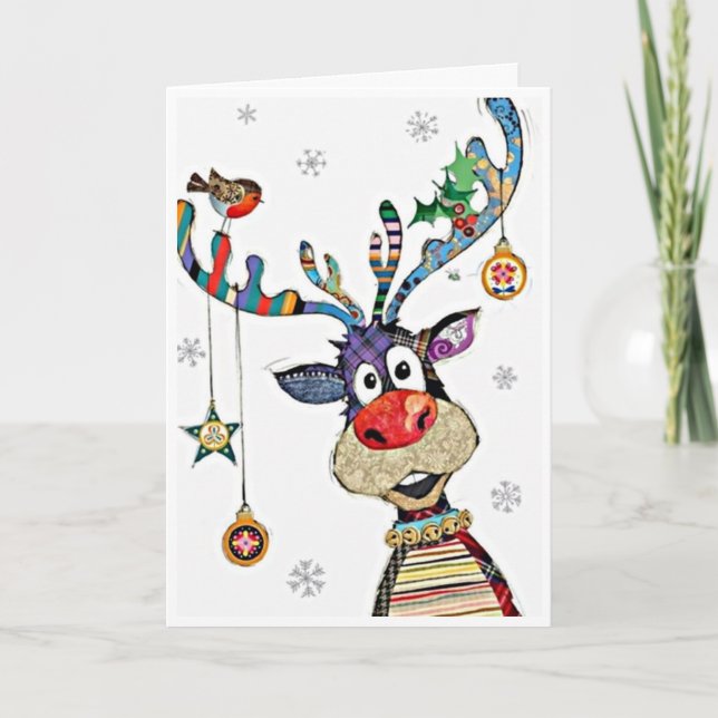 *LYCKLIG ME** UTGIFTER FÖR CHRISTMAS MED ***DU** HELGKORT (Framsida)
