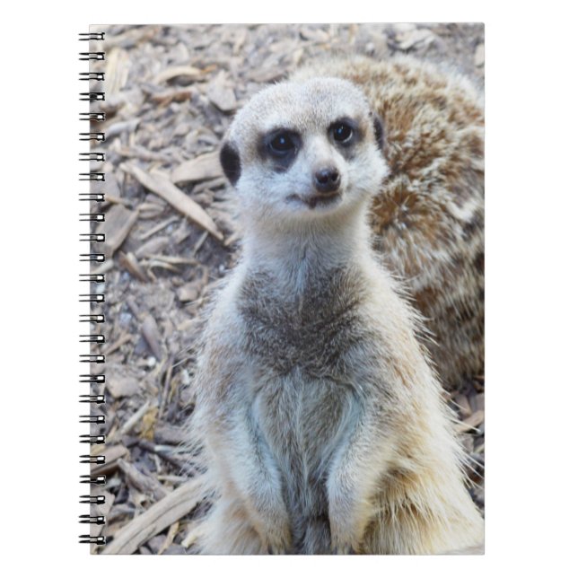 Lycklig Meerkat Anteckningsbok (Framsidan)
