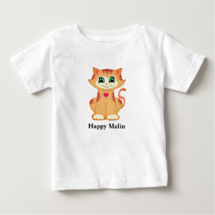 Lycklig Melin Ginger Kattunge T Shirt