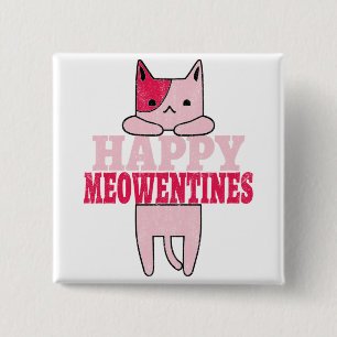 Lycklig Meowentines Alla hjärtans daggåvor till Knapp