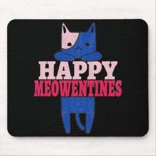 Lycklig Meowentines Funny valentins dagspresent Musmatta