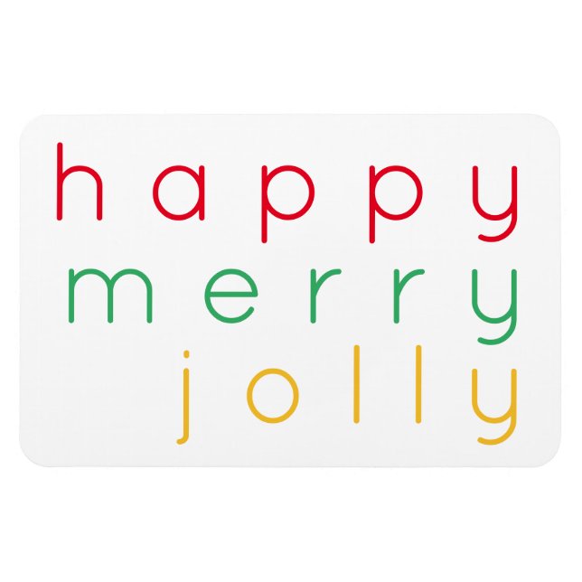 LYCKLIG MERRY JOLLY 4x6 Flexibel magnet (Horisontell)