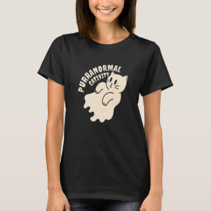 Lycklig Mew O Ween Black Cat för Halloween T Shirt
