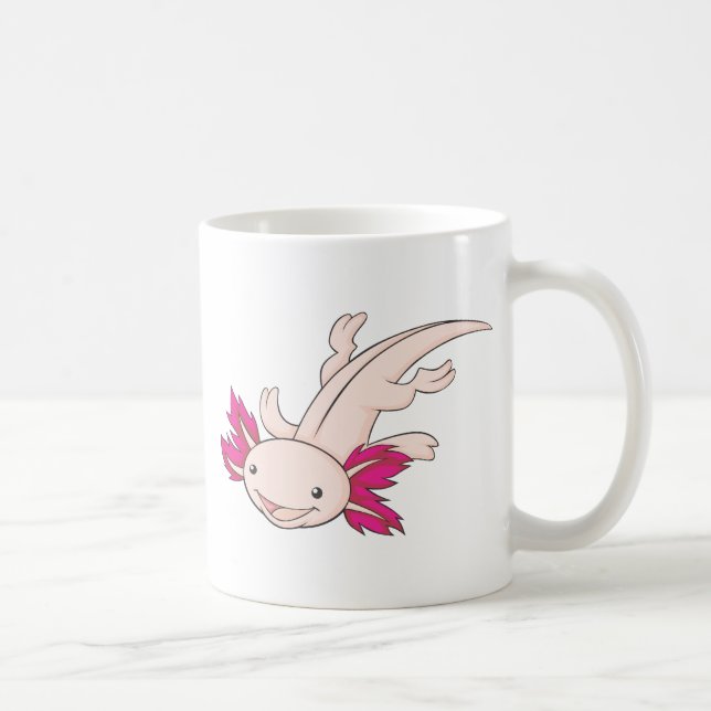 Lycklig mexicansk Axolotl Kaffemugg (Höger)