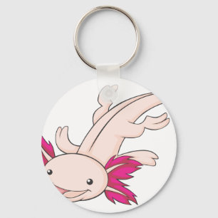 Lycklig mexikanska Axolotl Nyckelring