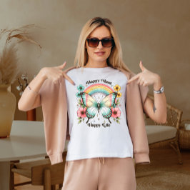 Lycklig min lycklig t shirt