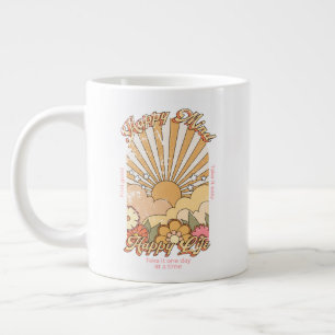 Lycklig Mind Lycklig Life Hippy Groovy Vibes Jumbo Mugg