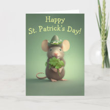 Lycklig, minnesdag för den ärade musen St. Patrick