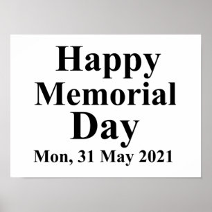 Lycklig minnesdag poster