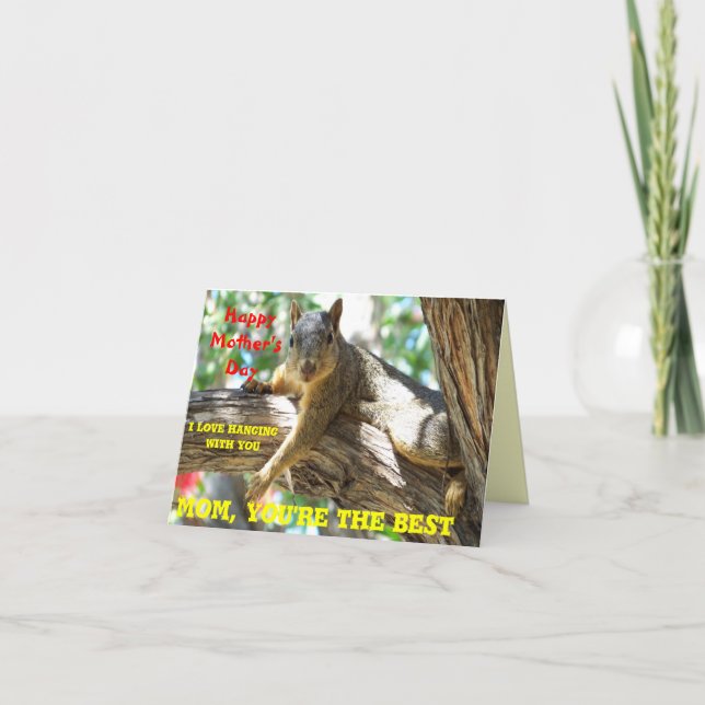 Lycklig mödrar Day_ Kort (Framsida)