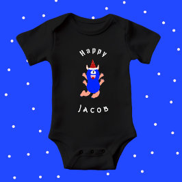 Lycklig Monster Baby Bodykostdräkt T Shirt
