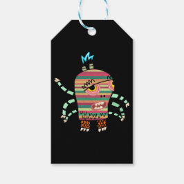 LYCKLIG MONSTER Gift Märkre Presentetikett