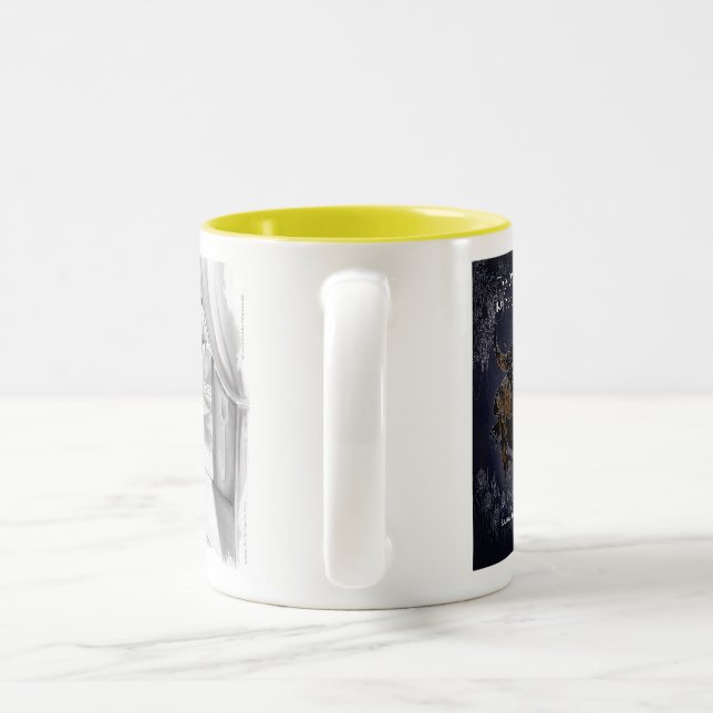 Lycklig Monster Lycklig Garden Två-Tonad Mugg (Handtag)