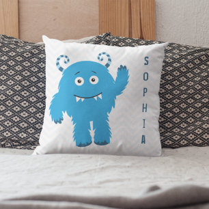 Lycklig Monster med första Namn, Little Kid Kudde