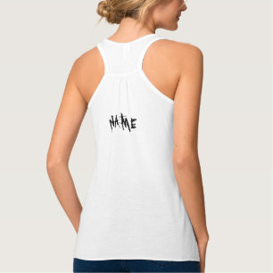 LYCKLIG MONSTER VOGUE BELLA CANVAS TANK W/ NAMN LINNE MED RACERBACK 