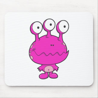 lycklig monstermonstret shock rosa musmatta