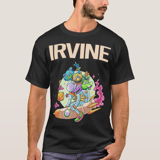 Lycklig Monsters - Irvine T Shirt (Framsida)
