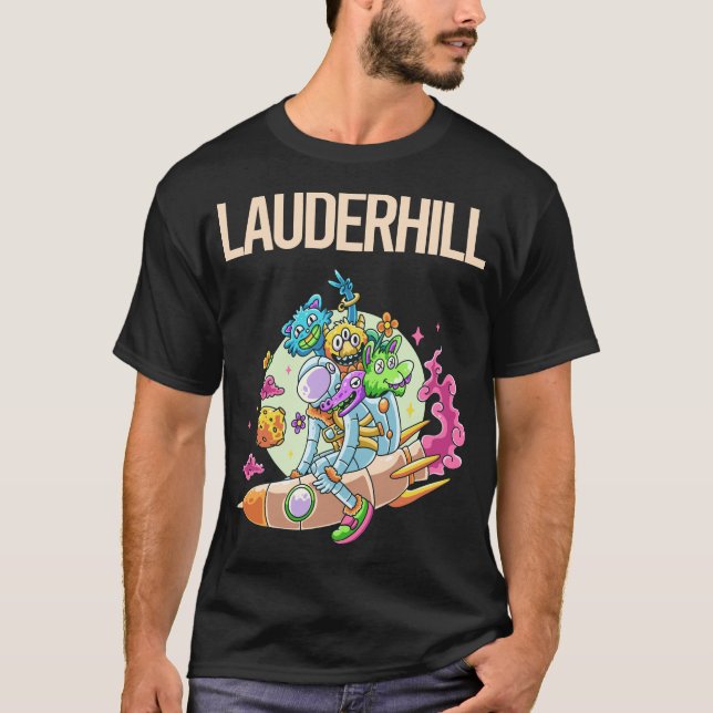 Lycklig Monsters - Lauderhill T Shirt (Framsida)