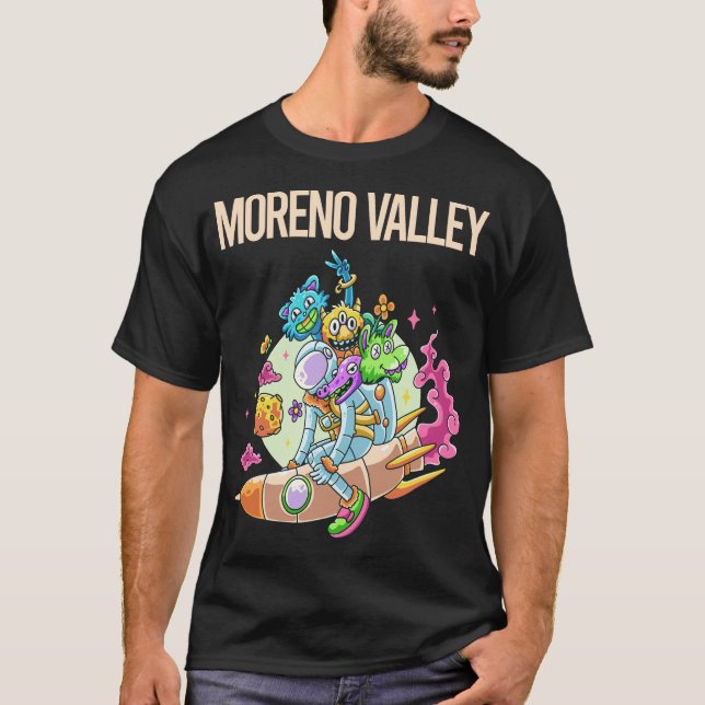 Lycklig Monsters - Moreno Valley T Shirt (Framsida)