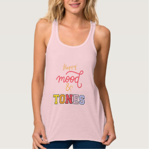 Lycklig Mood & Tones T-Shirt Linne Med Racerback