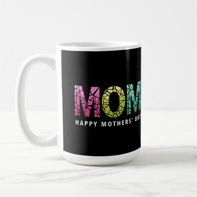 Lycklig Mor dag Firande gift Kaffemugg (Vänster)