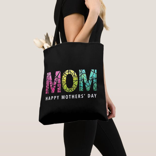 Lycklig Mor dag Firande gift Tygkasse (Närbild)